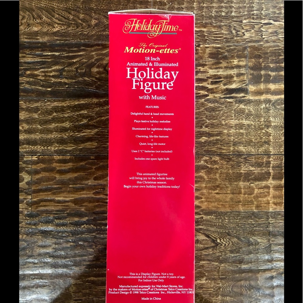 Vintage HolidayTime Motion-ettes 18” Animated Holiday Figure with Music-EUC - Picture 9 of 11